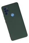 Mey İthalat®  General Mobile GM 21 Pro Kılıf Nano içi Kadife Silikon - Koyu Yeşil