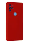 Mey İthalat®  General Mobile GM 21 Pro Kılıf Nano içi Kadife Silikon - Kırmızı