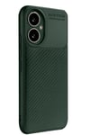Mey İthalat®  Honor 400 Kılıf Auto Focus Karbon Kapak - Koyu Yeşil