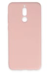Mey İthalat®  Huawei Mate 10 Lite Kılıf Nano içi Kadife Silikon - Pudra