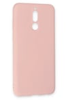 Mey İthalat®  Huawei Mate 10 Lite Kılıf Nano içi Kadife Silikon - Pudra