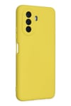 Mey İthalat®  Huawei Nova Y70 Kılıf Nano içi Kadife Silikon - Sarı