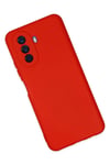 Mey İthalat®  Huawei Nova Y70 Kılıf Nano içi Kadife Silikon - Kırmızı