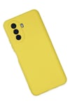 Mey İthalat®  Huawei Nova Y70 Kılıf Nano içi Kadife Silikon - Sarı