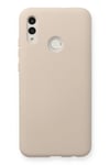 Mey İthalat®  Huawei P Smart 2019 Kılıf Nano içi Kadife Silikon - Pudra