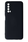Mey İthalat®  Huawei P Smart 2021 Kılıf Nano içi Kadife Silikon - Lacivert