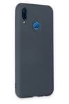Mey İthalat®  Huawei P20 Lite Kılıf Nano içi Kadife Silikon - Gri