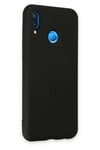 Mey İthalat®  Huawei P20 Lite Kılıf Nano içi Kadife Silikon - Siyah
