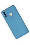 Mey İthalat®  Huawei P30 Lite Kılıf Nano içi Kadife Silikon - Mavi