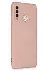 Mey İthalat®  Huawei P30 Lite Kılıf Nano içi Kadife Silikon - Pudra