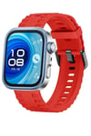 Mey İthalat®  Huawei Watch Fit 3 Klasik Kordon - Kırmızı