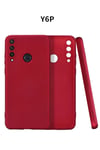 Mey İthalat®  Huawei Y6P Kılıf First Silikon - Bordo