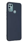 Mey İthalat®  İnfinix Hot 10 Play Kılıf Nano içi Kadife Silikon - Lacivert