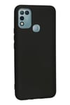 Mey İthalat®  İnfinix Hot 10 Play Kılıf Nano içi Kadife Silikon - Siyah