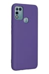 Mey İthalat®  İnfinix Hot 10 Play Kılıf Nano içi Kadife Silikon - Mor