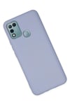Mey İthalat®  İnfinix Hot 10 Play Kılıf Nano içi Kadife Silikon - Lila