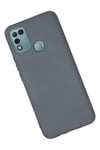 Mey İthalat®  İnfinix Hot 10 Play Kılıf Nano içi Kadife Silikon - Gri