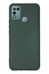 Mey İthalat®  İnfinix Hot 10 Play Kılıf Nano içi Kadife Silikon - Koyu Yeşil