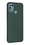 Mey İthalat®  İnfinix Hot 10 Play Kılıf Nano içi Kadife Silikon - Koyu Yeşil