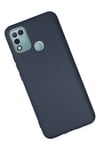 Mey İthalat®  İnfinix Hot 10 Play Kılıf Nano içi Kadife Silikon - Lacivert