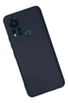 Mey İthalat®  İnfinix Hot 11s Kılıf Nano içi Kadife Silikon - Lacivert