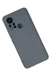 Mey İthalat®  İnfinix Hot 11s Kılıf Nano içi Kadife Silikon - Gri