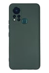 Mey İthalat®  İnfinix Hot 11s Kılıf Nano içi Kadife Silikon - Koyu Yeşil