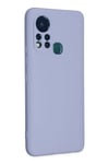 Mey İthalat®  İnfinix Hot 11s Kılıf Nano içi Kadife Silikon - Lila