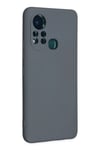 Mey İthalat®  İnfinix Hot 11s Kılıf Nano içi Kadife Silikon - Gri