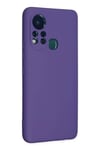 Mey İthalat®  İnfinix Hot 11s Kılıf Nano içi Kadife Silikon - Mor