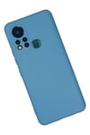 Mey İthalat®  İnfinix Hot 11s Kılıf Nano içi Kadife Silikon - Mavi