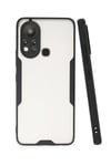 Mey İthalat®  İnfinix Hot 11s Kılıf Platin Silikon - Siyah
