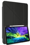 Mey İthalat®  iPad 2022 10.9 (10.nesil) Kılıf Kalemlikli Mars Tablet Kılıfı - Koyu Gri