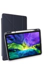 Mey İthalat®  iPad Air 4 10.9 Kılıf Kalemlikli Mars Tablet Kılıfı - Lacivert