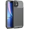 Mey İthalat®  iPhone 11 Kılıf Auto Focus Karbon Kapak - Siyah