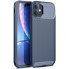 Mey İthalat®  iPhone 11 Kılıf Auto Focus Karbon Kapak - Lacivert