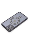 Mey İthalat®  iPhone 11 Kılıf Joke Simli Magneticsafe Kılıf - Siyah