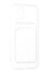 Mey İthalat®  iPhone 11 Kılıf Kart Şeffaf Silikon - Şeffaf
