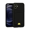 Mey İthalat®  iPhone 11 Kılıf Kelvin Kartvizitli Silikon - Siyah