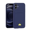 Mey İthalat®  iPhone 11 Kılıf Kelvin Kartvizitli Silikon - Lacivert