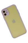 Mey İthalat®  iPhone 11 Kılıf Montreal Silikon Kapak - Mor