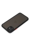 Mey İthalat®  iPhone 11 Kılıf Montreal Silikon Kapak - Siyah