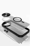 Mey İthalat®  iPhone 11 Kılıf Teleskop Lens Magsafe Silikon Kapak - Siyah