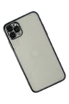 Mey İthalat®  iPhone 11 Pro Kılıf  Lensli Silikon - Siyah