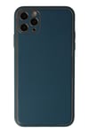 Mey İthalat®  iPhone 11 Pro Kılıf Coco Deri Silikon Kapak - Mavi