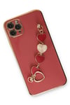 Mey İthalat®  iPhone 11 Pro Kılıf Esila Silikon - Kırmızı