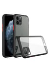 Mey İthalat®  iPhone 11 Pro Kılıf Miami Şeffaf Silikon - Siyah