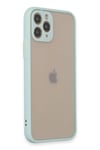 Mey İthalat®  iPhone 11 Pro Kılıf Montreal Silikon Kapak - Turkuaz