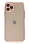 Mey İthalat®  iPhone 11 Pro Kılıf Montreal Silikon Kapak - Pembe