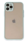 Mey İthalat®  iPhone 11 Pro Kılıf Montreal Silikon Kapak - Turkuaz